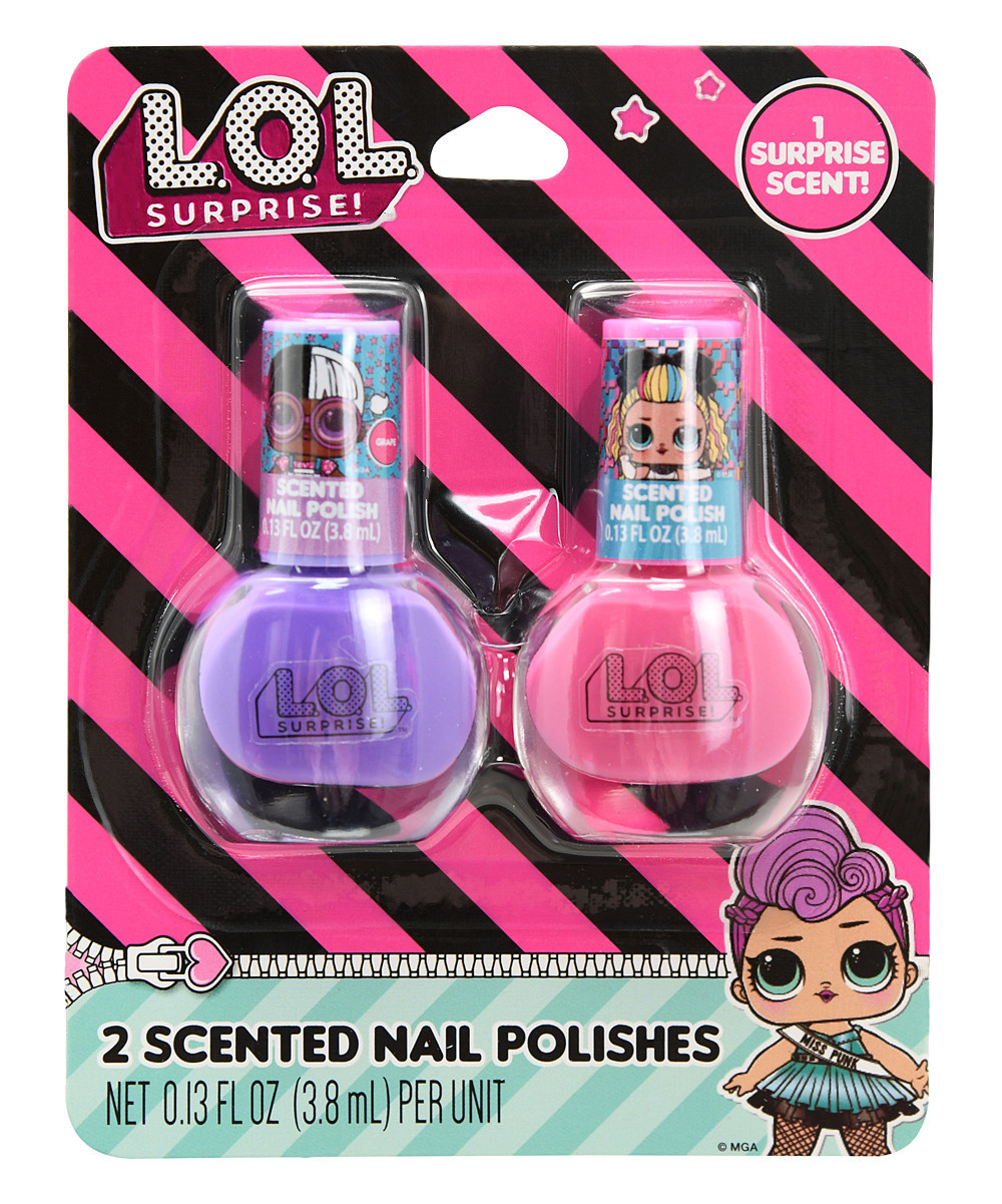 UPD Nail Polish - L.O.L. Surprise! Pink & Purple Scented Nail Polish Set | Zulily
