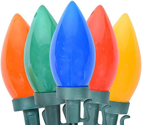Holiday Essence C9 LED Christmas String Lights, Multi Colored Bulbs, Green Wire, for Indoor and O... | Amazon (US)
