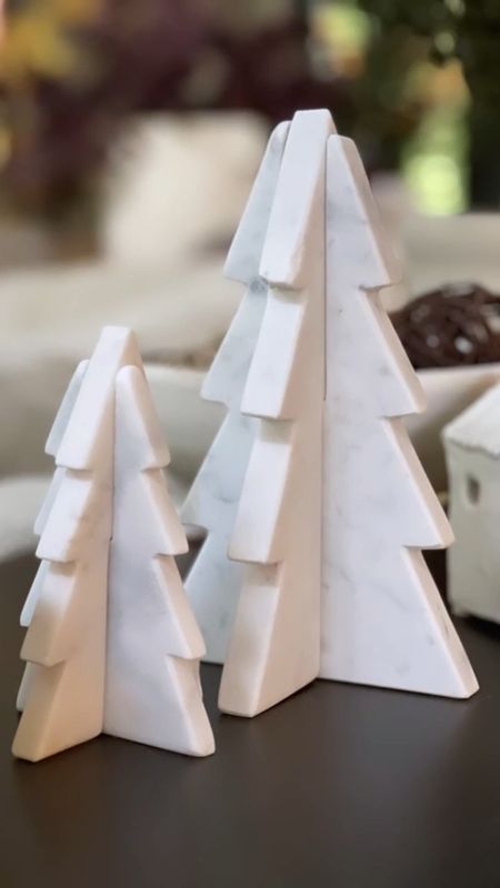 These marble trees are adorable and classy! Two sizes and both are on sale right now! Get them in time for the holidays and make your Christmas beautiful and simple!

#LTKHolidaySale #LTKSeasonal #LTKhome