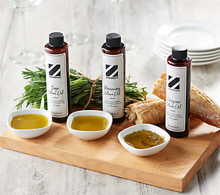Geoffrey Zakarian Set of 3 Herb Cold Fused Olive Oils | QVC