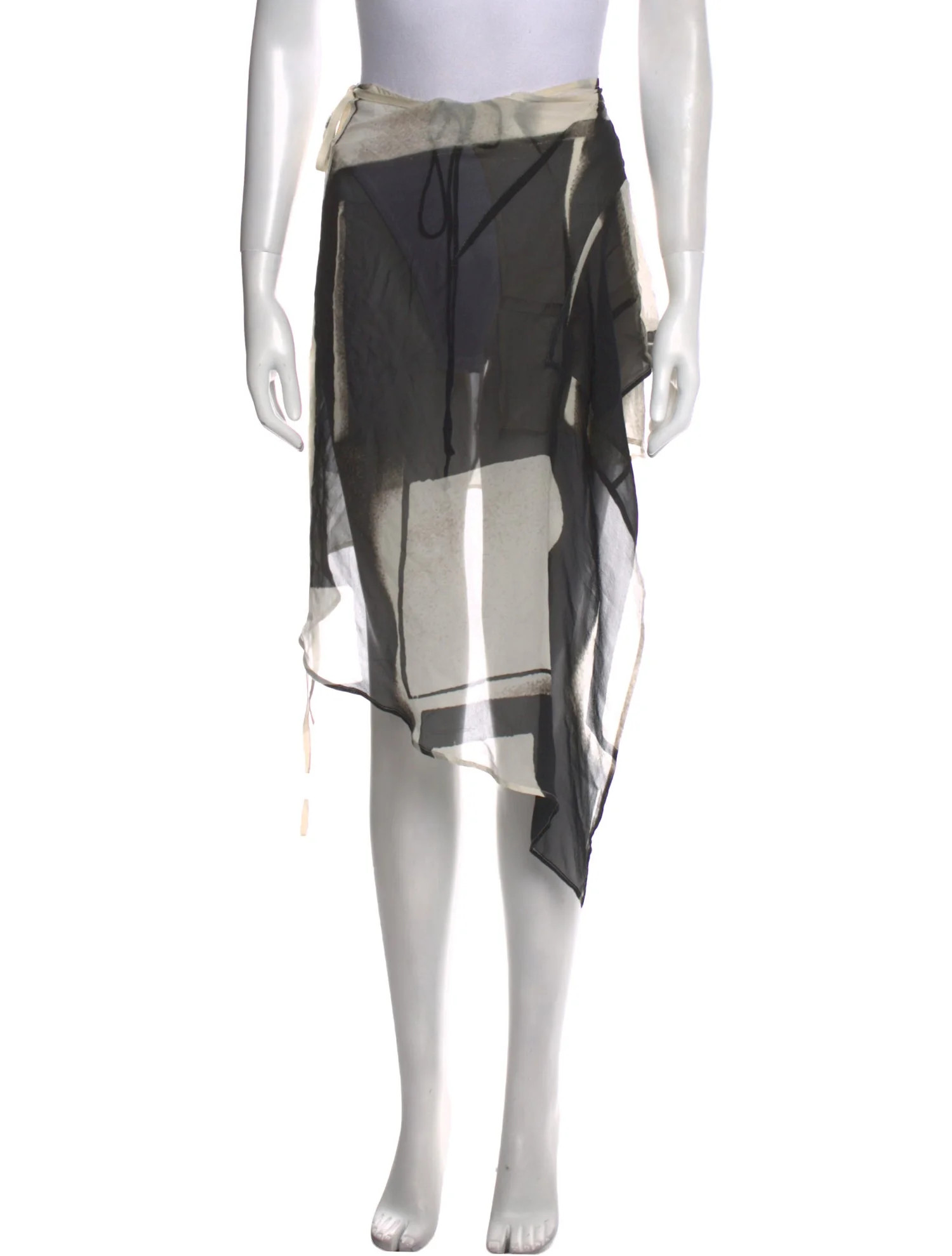 Silk Midi Length Skirt | The RealReal