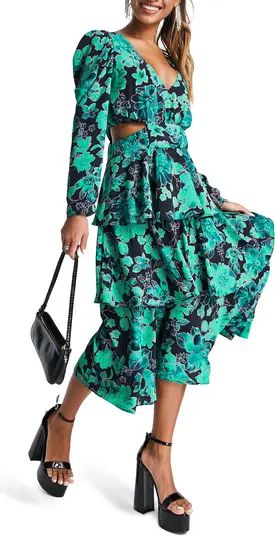 Floral Print Long Sleeve Dress | Nordstrom
