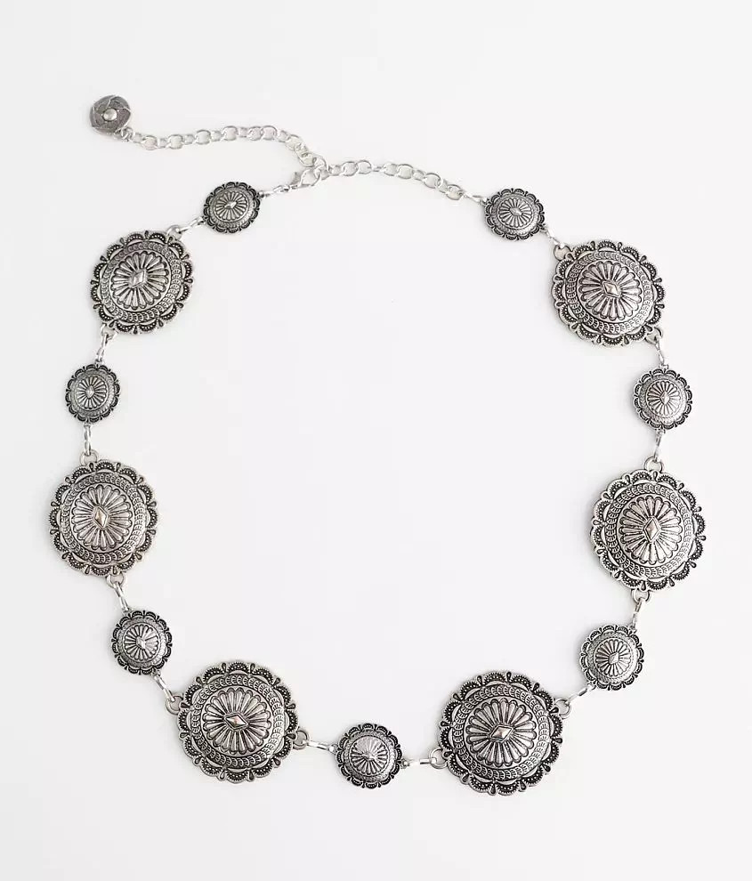 Metal Concho Belt | Buckle