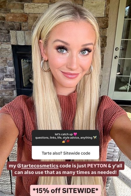 Tarte Makeup / Tarte Juicy Lip / Tarte Bronzer / Tarte Eyeshadow Palette 

15% off SITEWIDE w/ Code: PEYTON

#LTKstyletip #LTKfindsunder50 #LTKbeauty