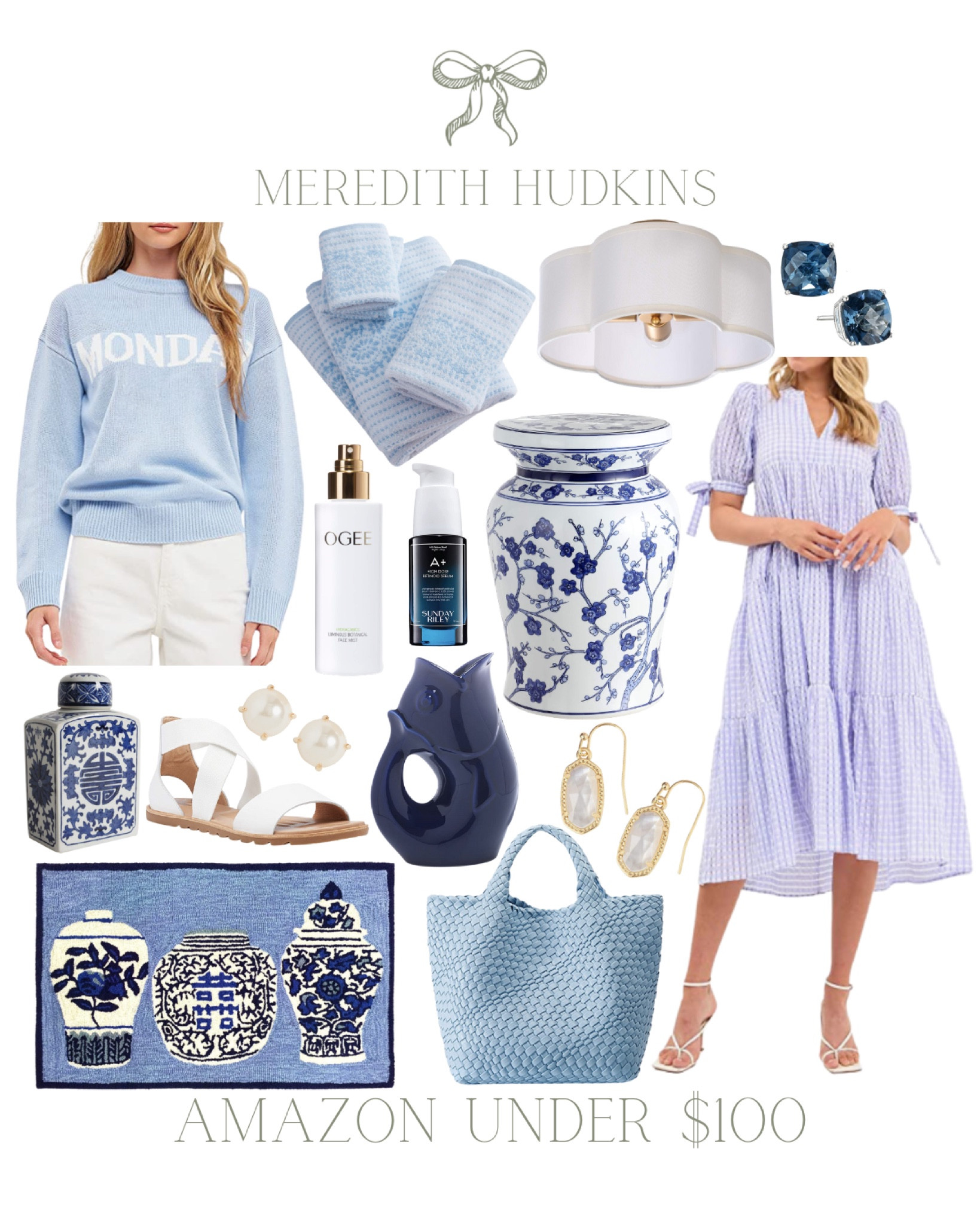 English factory, spring sweater, blue sweater, blue smocked dress, front doormat, patio, outdoor living, woven purse, blue purse, Kendra Scott, pitcher, entertaining, outdoor garden stool, lighting, flush mount, bath towels, blue towels, blue and white home decor, skin care, Sunday Riley Sorel sandals, jar, vase chinoiserie Spring Home Decor, Spring fashion, women’s fashion, Amazon

#LTKSeasonal #LTKunder100 #LTKsalealert