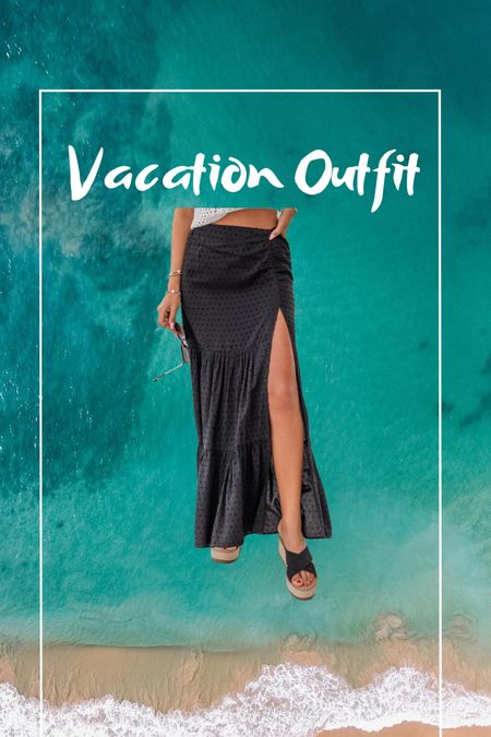 Summer outfit 
Beach outfit 
Vacation outfit 
Maxi skirt 

#LTKSeasonal #LTKSaleAlert #LTKFindsUnder50