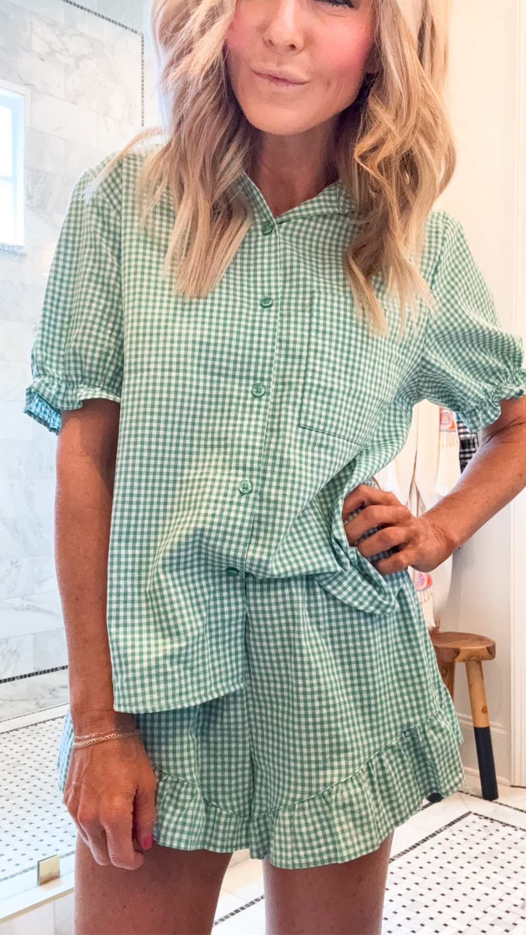 @Target pajama set for the win! wearing small and just $30 •

#LTKmomlife #LTKootd #LTKMothersDay