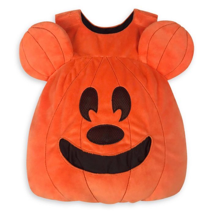Toddler Disney Mickey Mouse Light Up Pumpkin Candy Catcher Halloween Costume Top - Disney Store | Target