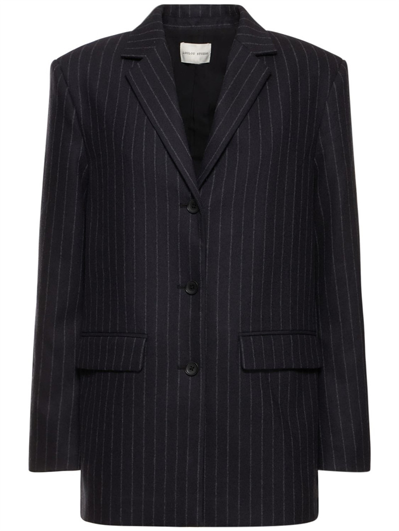 Senja pinstriped wool blazer | Luisaviaroma