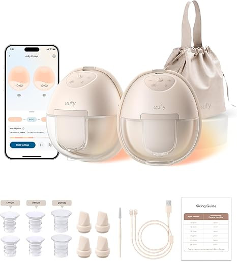eufy Security Heated Breast Pump S1, Hands-Free Breast Pump with Industry-Leading HeatFlow Tech, ... | Amazon (US)