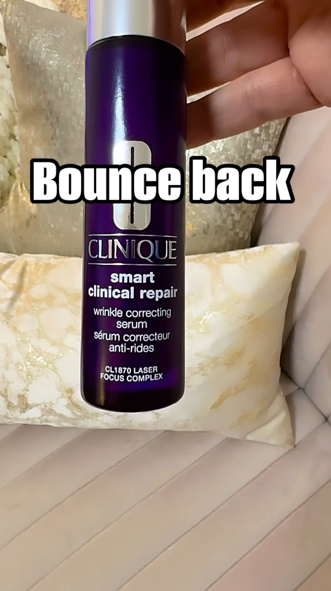 Clinique smart repair serum with 
Plump skin laser alternative 

Smooth on and feel its silky texture - leaves skin soft to the touch, plump and bouncy. Fragrance free. Gentle enough to use 2x a day.
• Use twice a day, morning and night.
• Dispense 1 to 2 pumps onto fingertips.
• Spread serum all over clean face and neck, avoiding eye area.
• Follow with moisturizer.
• Daily Sunscreen is imperative. Apply to face and neck in the AM after moisturizer.
• Limit sun exposure while using
• Do not use with other retinol products..



#peptides 

Anti-aging 
Skincare
Now on Amazon
Clinique skincare
Renew serums
Improved skin
Beauty products 
Skin serums 
#antiagingskincare #skincareroutine #cliniqueserum 

#LTKover40 #LTKbeauty