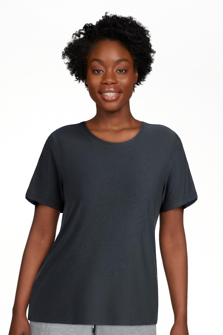 Athletic Works Women's and Women's Plus Relaxed ButterCore Tee with Short Sleeves, Sizes XS-4X | Walmart (US)