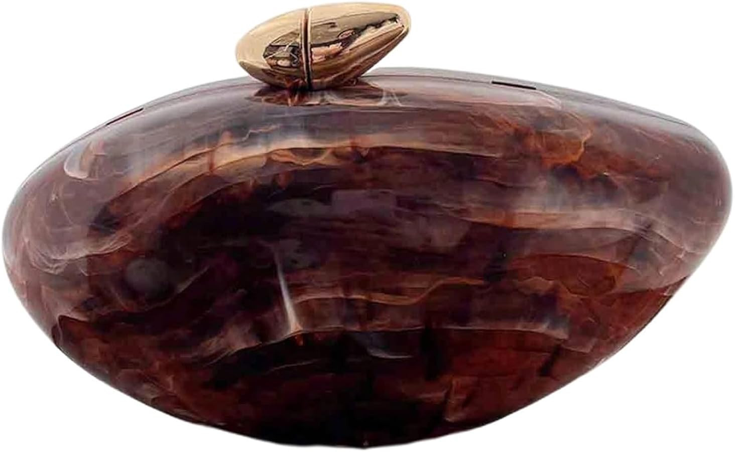 QWINEE Women's Shell Clutch Purse Seashell Evening Handbag Cocktail Wedding Purse Marble Clutch with Chain Strap | Amazon (US)