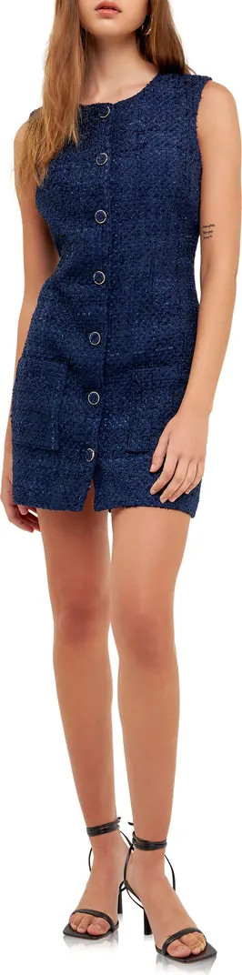Sleeveless Tweed Minidress | Nordstrom