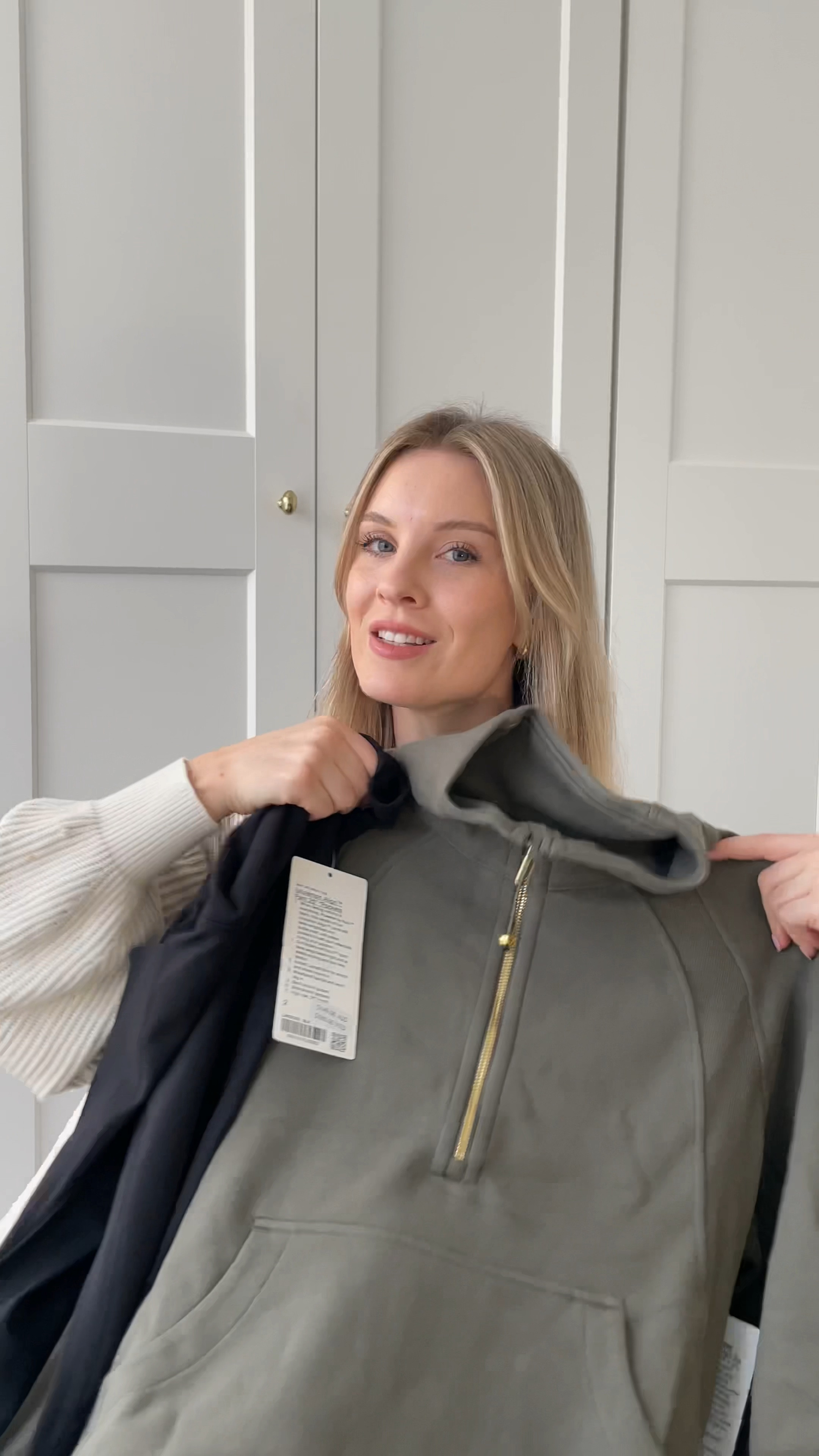 Unbox my @lululemon delivery with me! You helped me pick this jumper on my stories, so excited to wear it 💚 come back for the try on! / AD 

#LTKwinter #LTKfitness #LTKaustralia