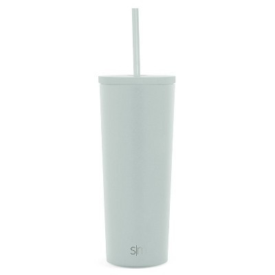 Simple Modern Classic 24oz Stainless Steel Lidded Tumbler Powder Coat Seaglass Sage | Target