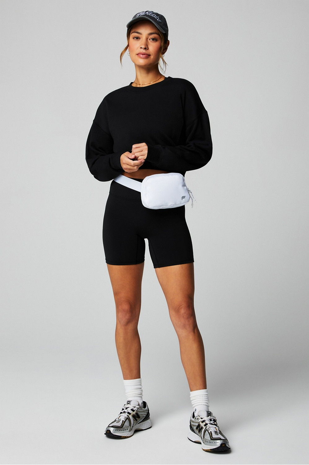 Year Round Terry Cropped Sweatshirt | Fabletics