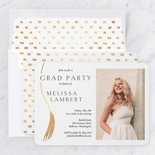 Swaying Tassel 5x7 Stationery Card by Yours Truly | Shutterfly