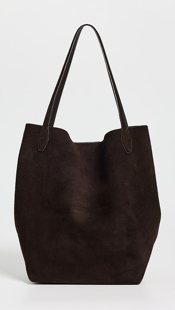 The Oversized Shopper Tote In Suede | Shopbop