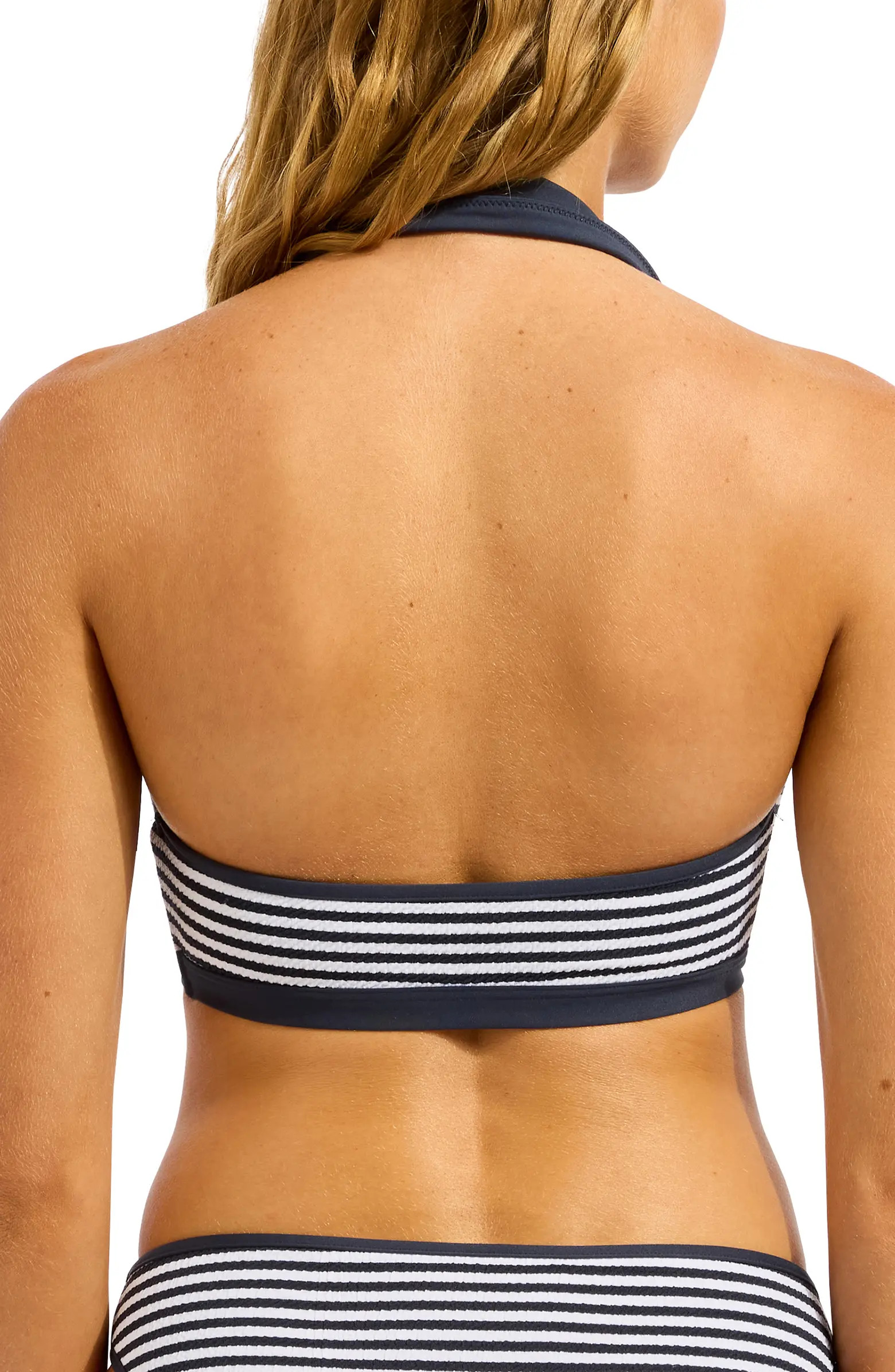 Stripe Collar Bikini Top | Nordstrom