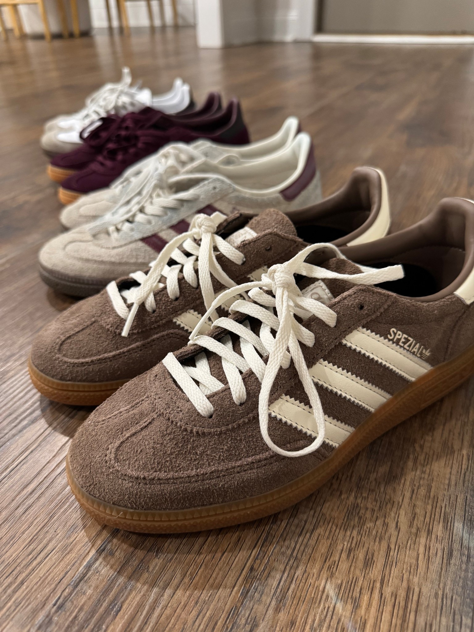 The Addias Spezial is my favvvvvv shoe! Go a half size down bc they run big! 

#LTKU #LTKShoeCrush #LTKStyleTip
