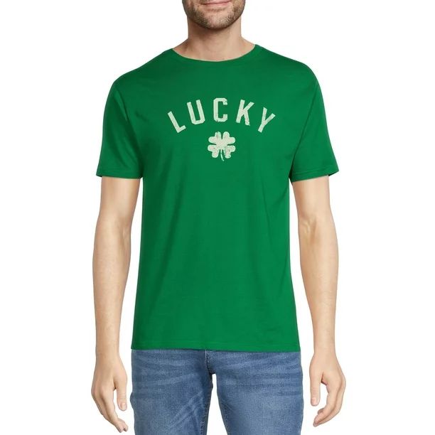 Saint Patrick’s Day Men’s Lucky Redwing T-Shirt | Walmart (US)
