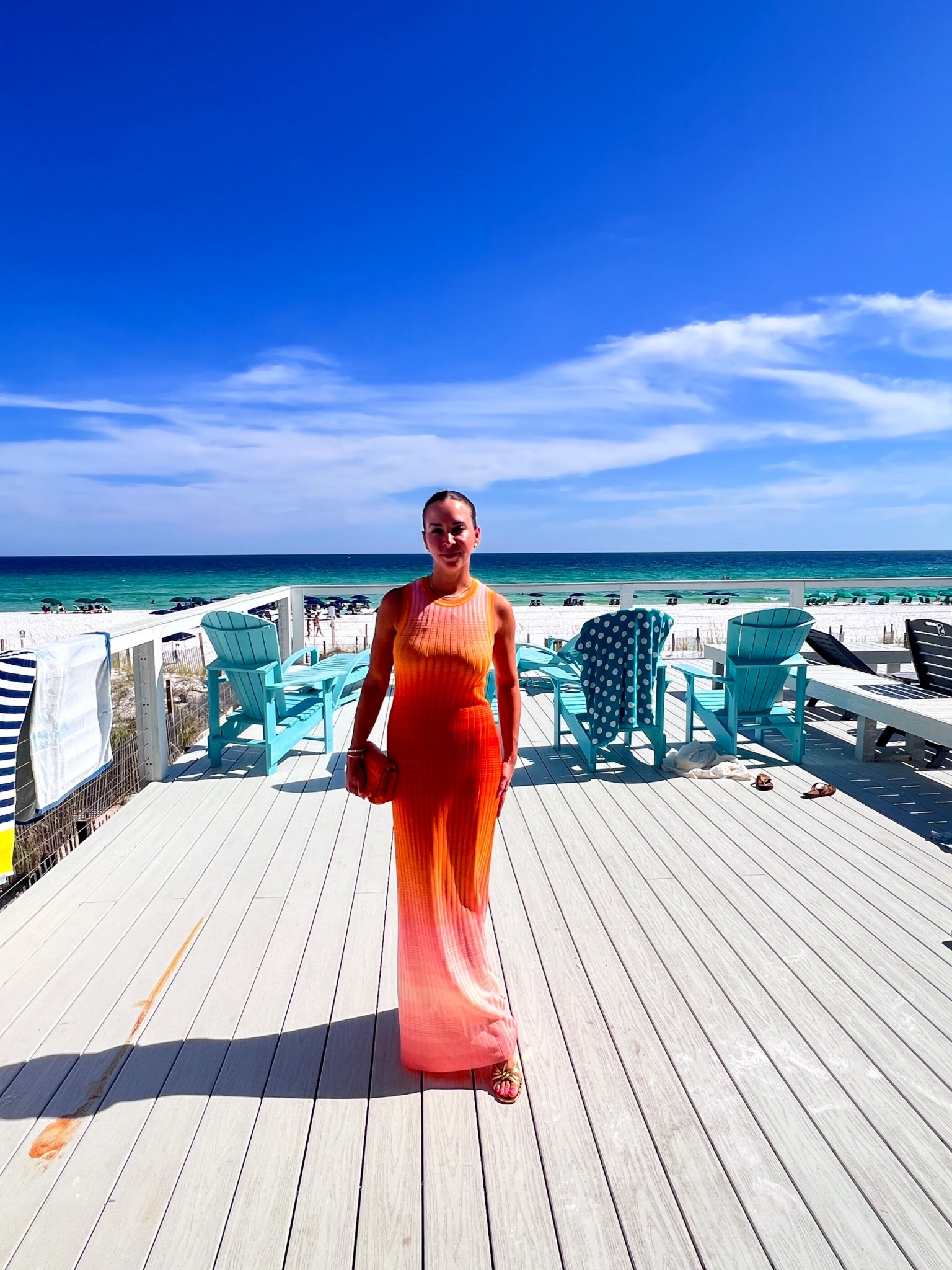 Maxi dress. Orange maxi dress. Multi color maxi. Knit maxi. Maje dress. Gold heels. Lace up heels. Rent the runway.

#LTKTravel #LTKFindsUnder100 #LTKStyleTip