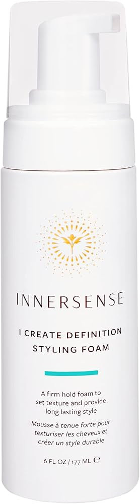 INNERSENSE Organic Beauty - Natural I Create Definition Styling Foam | Clean Haircare For Long-La... | Amazon (US)