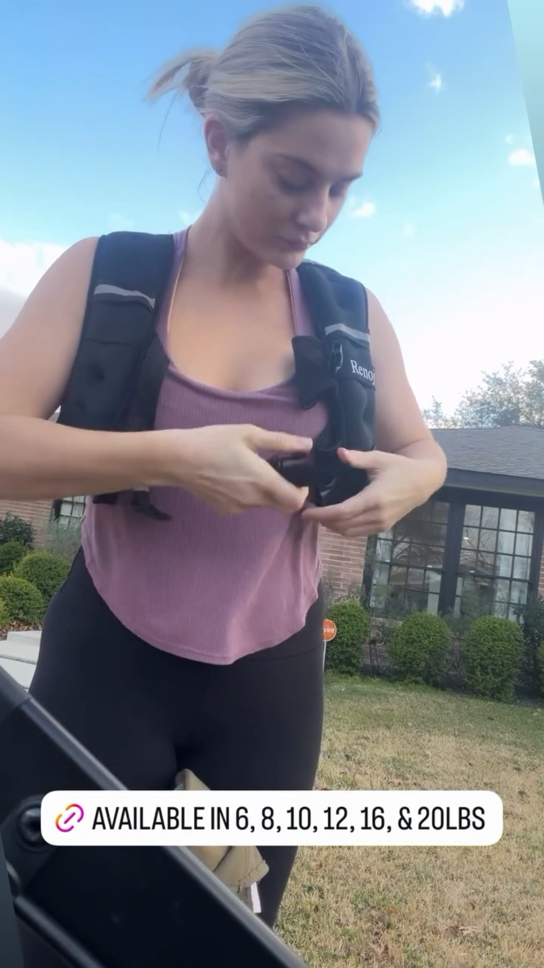 Weighted Vest available in multiple weight sizes 

#LTKdayinmylife #LTKfitnessgoals