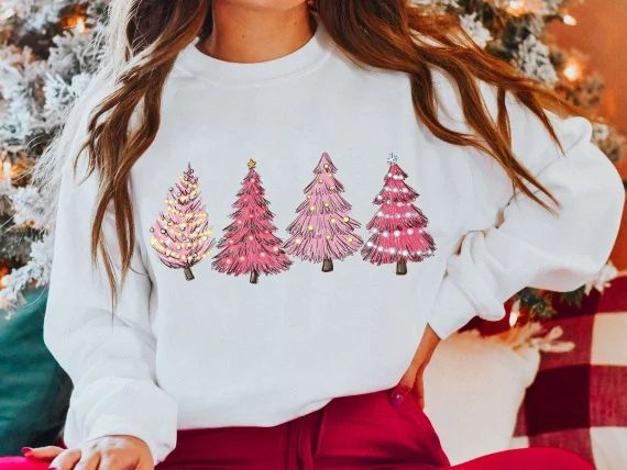 Christmas Tree Sweatshirt Christmas Sweatshirt Christmas - Etsy | Etsy (US)