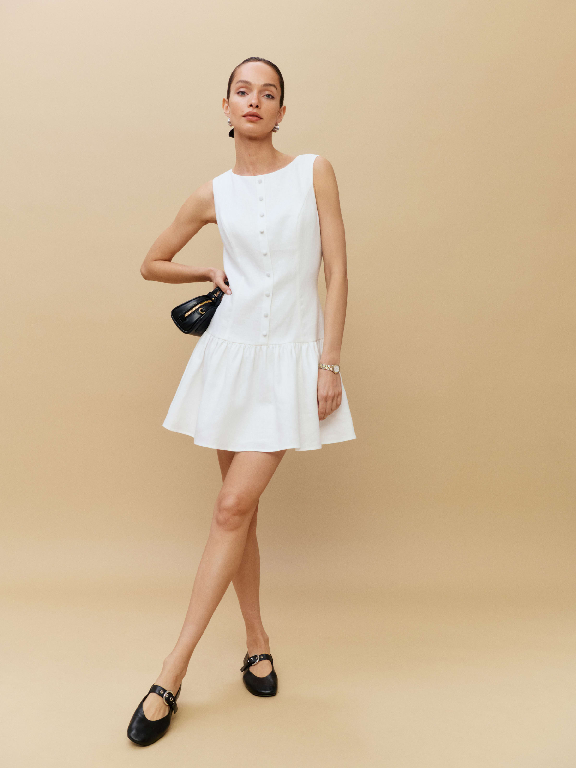 Keoni Linen Dress | Reformation (Global)