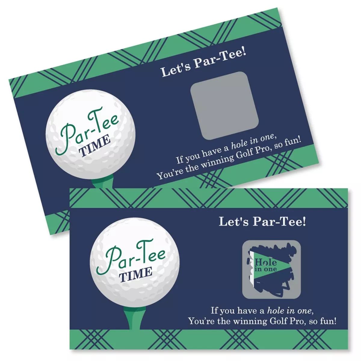 Big Dot of Happiness Par-Tee Time - Golf - Birthday or Retirement Party Game Scratch Off Cards - ... | Target