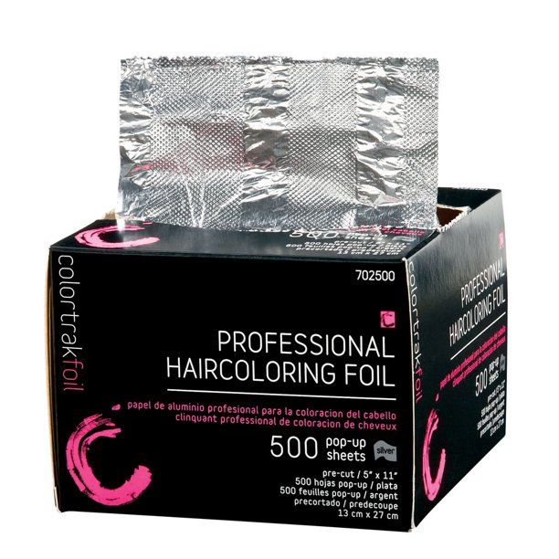 Colortrak 5" 500 Sheets Professional Haircoloring Foil, SILVER, CT500S | Walmart (US)