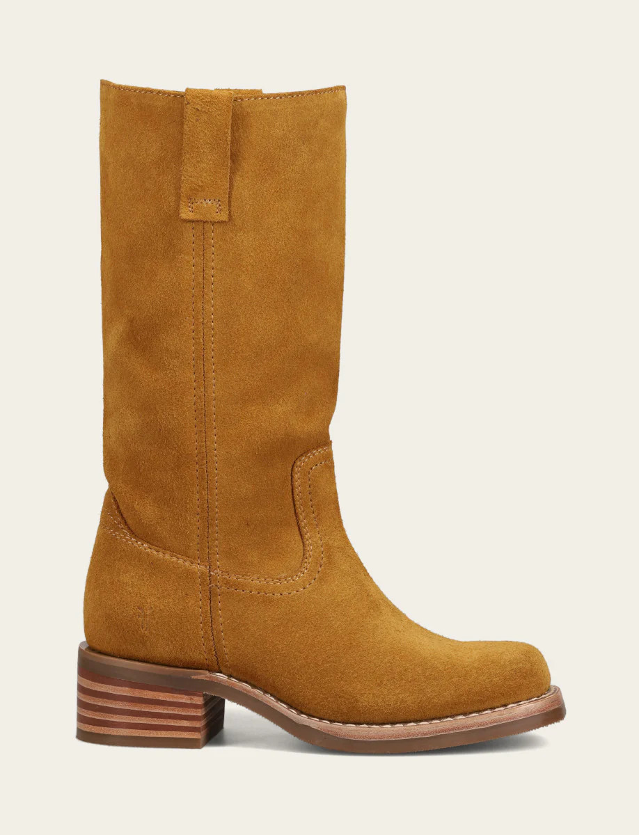 Women’s Golden Rod Campus 12R Suede Boots | The Frye Company | FRYE