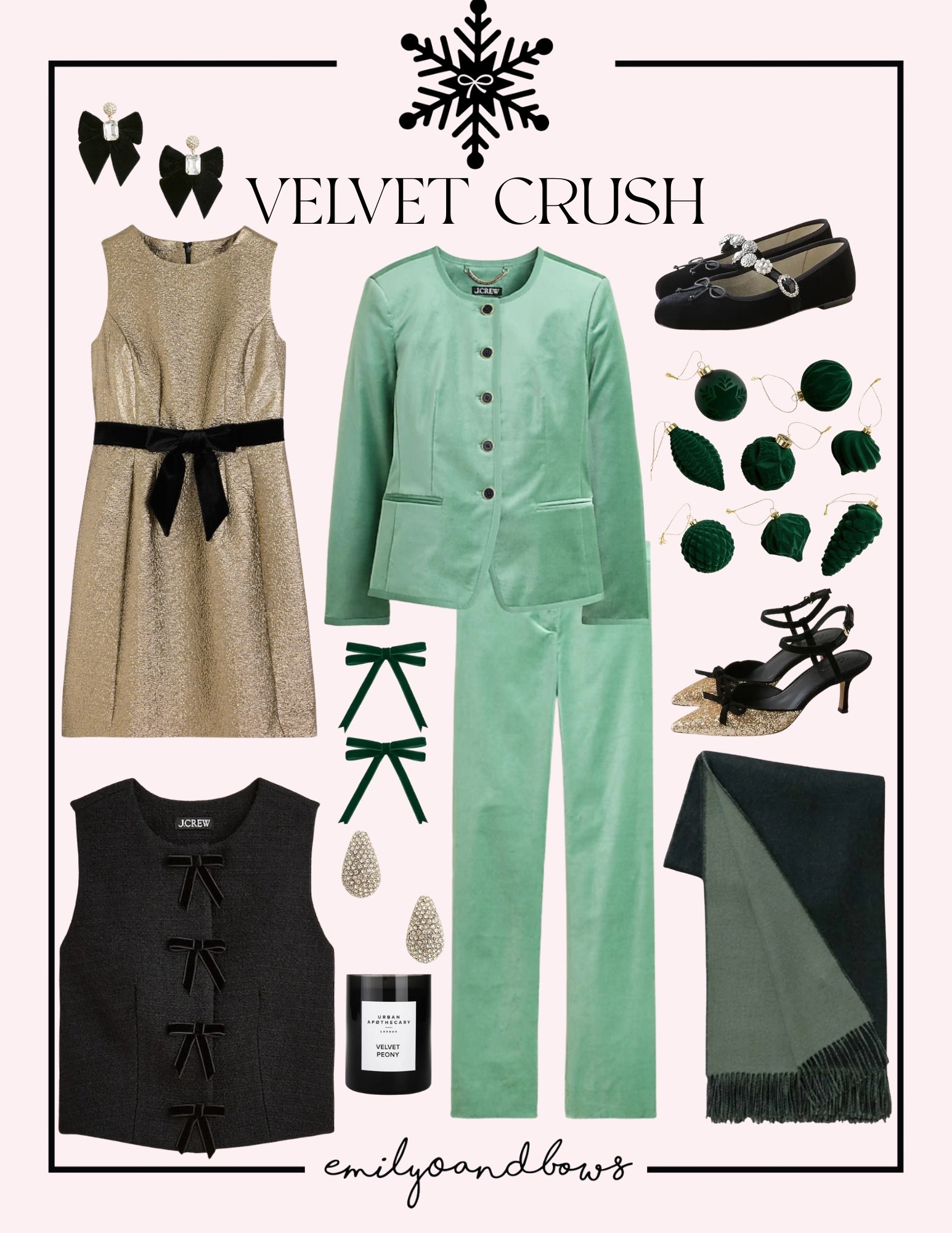 Velvet crush! Rounding up some of my favorite velvet pieces for the holiday season! Velvet can really add the perfect touch to any festive look ✨



#LTKHoliday #LTKdayinmylife #LTKGiftGuide