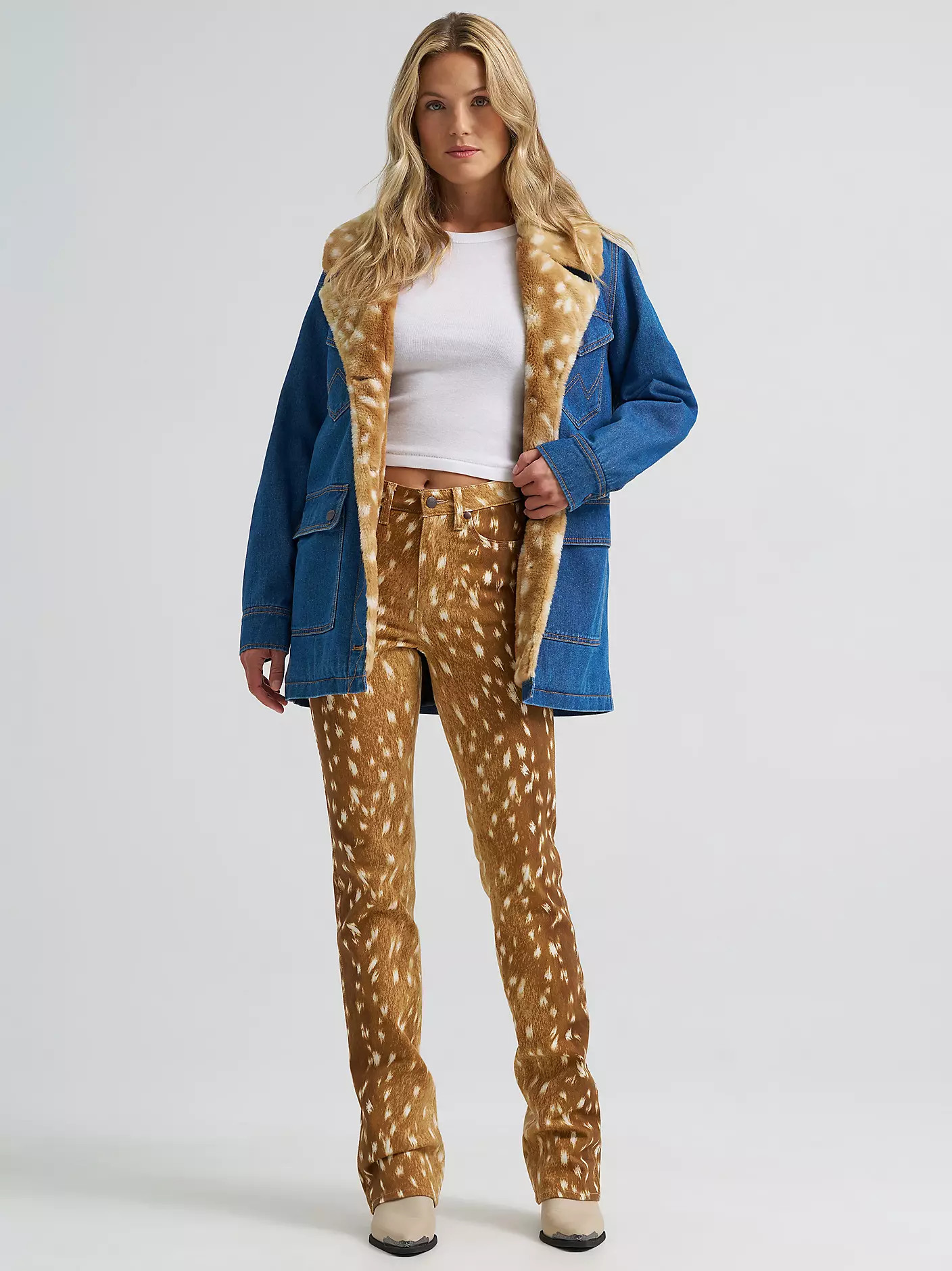 Women's Faux Fur Wrange Coat | Wrangler