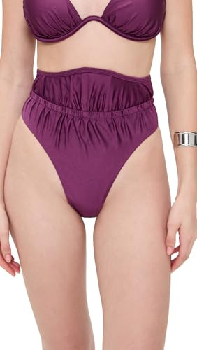 Andrea Iyamah Women's Gadu Bikini Bottoms, Eggplant, XS | Amazon (US)