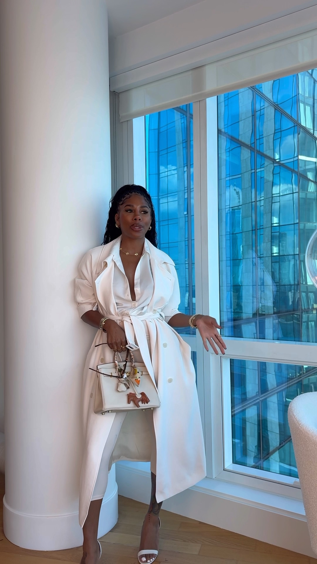 I loveeee this cream trench coat! She will definitely be a Fall Staple! 

#LTKSeasonal #LTKNYFW #LTKStyleTip