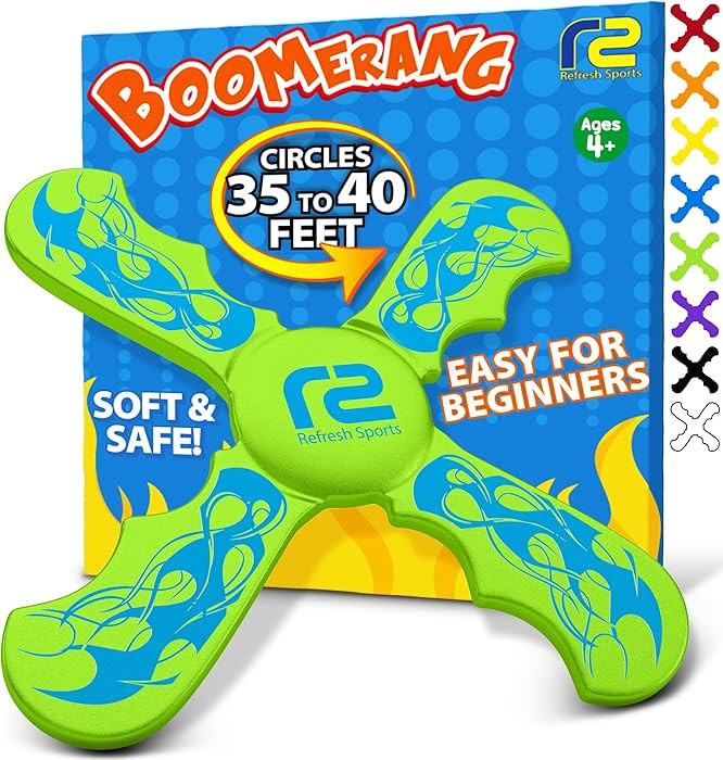 Fun Boomerang - Easter Basket Stuffers for Kids - Soft & Easy to Use - Easter Gifts for Boys & Gi... | Amazon (US)