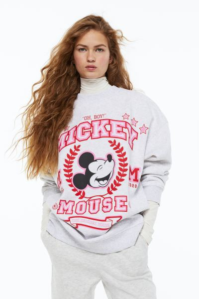 Oversized Printed Sweatshirt | H&M (US + CA)