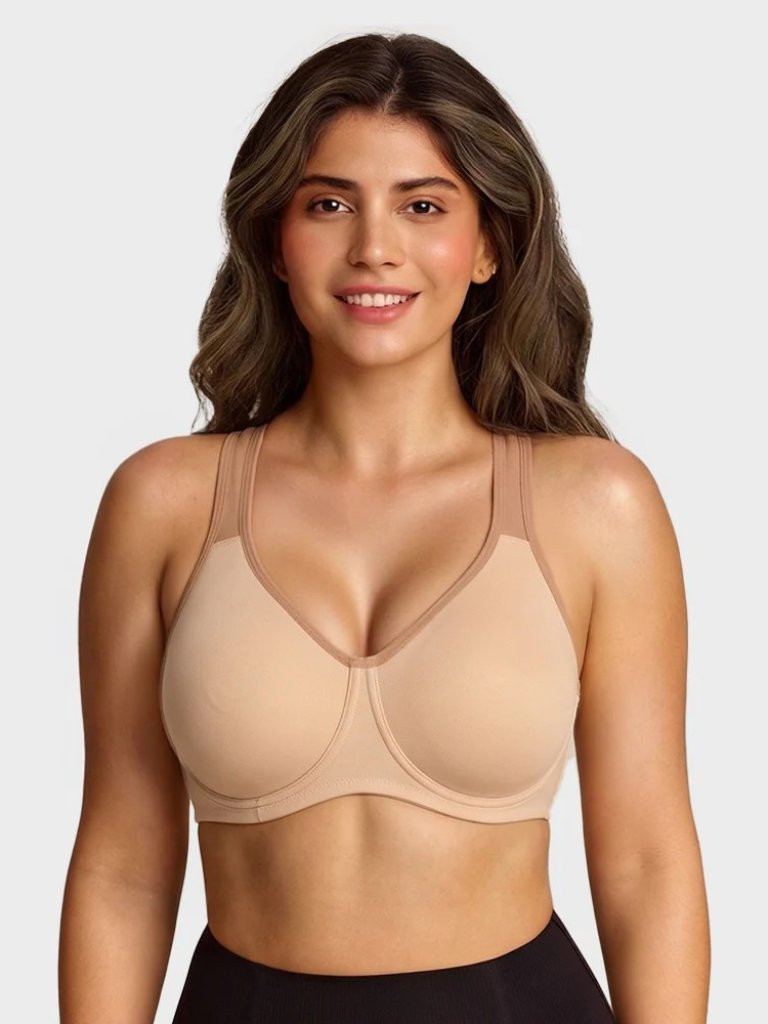 Shecurve Unlined External Underwire Full Coverage Sports Bra 38e Bnwt | Poshmark