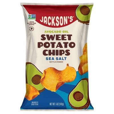 Jackson's Avocado Oil Sweet Potato Chips - Sea Salt 5oz | Target