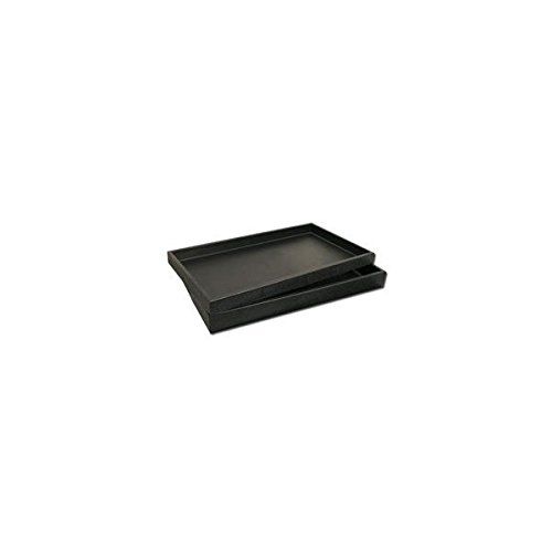 Black Leather Wrapped Jewelry Display Tray ~ 14 3/4" x 8 1/4" x 1 1/2" | Amazon (US)