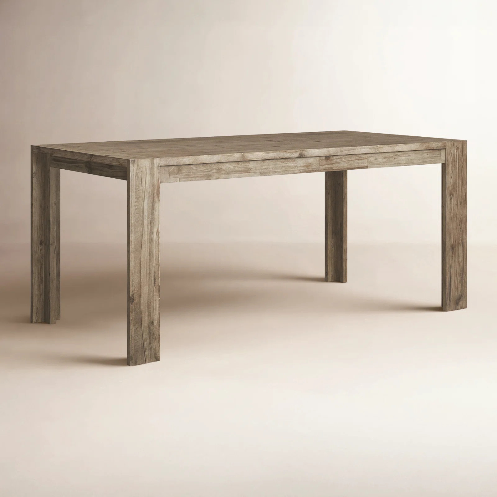 Vancamp Seashore Fixed Top Dining Table, Antique Natural | Joss & Main