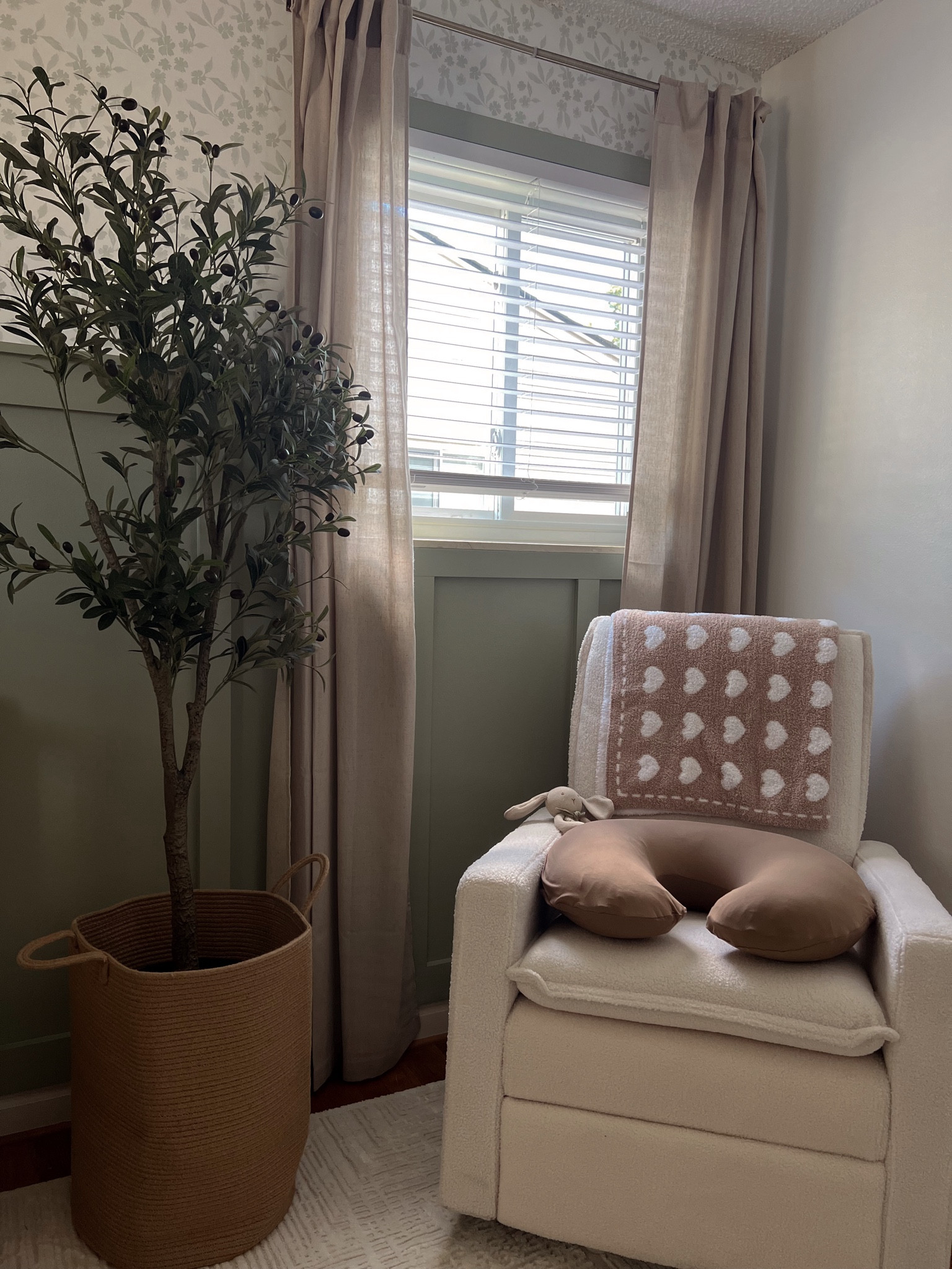 Neutral baby girl nursery 

Sage green nursery, nursery decor, nursery finds, rocking chair

#LTKBump #LTKBaby #LTKHome