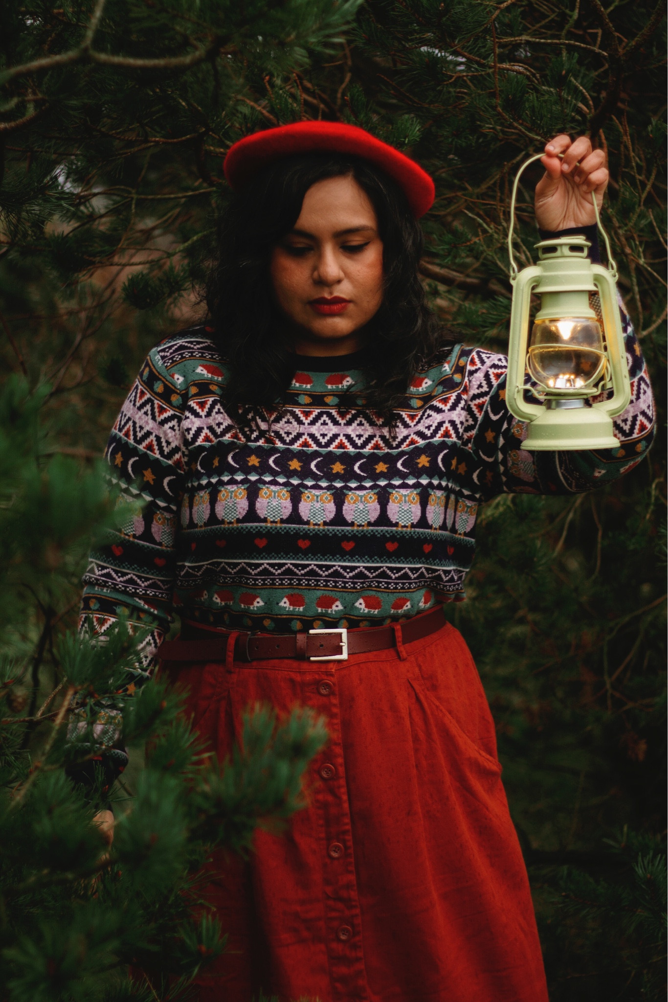 My jumper is now on sale! Run, don’t walk! #fairisle #christmasjumper #cottagecore #darkacademia 

#LTKHoliday #LTKsalealert #LTKcurves