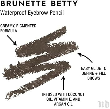 Urban Decay Brow Beater, Brunette Betty - Microfine Brow Pencil & Brush - Long-Lasting, Waterproo... | Amazon (US)