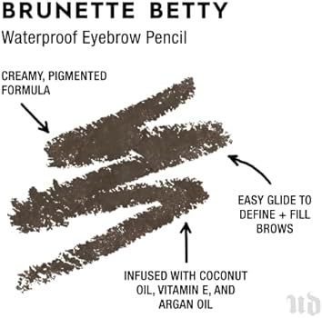 Urban Decay Brow Beater, Brunette Betty - Microfine Brow Pencil & Brush - Long-Lasting, Waterproo... | Amazon (US)