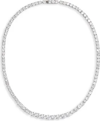 Graduated Cubic Zirconia Collar Necklace | Nordstrom