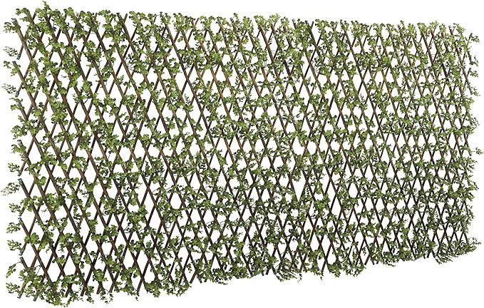 Artificial Expandable Buxus Leaf Faux Leaves Privacy Fence Screen for Outdoor Indoor Backyard Pat... | Amazon (US)